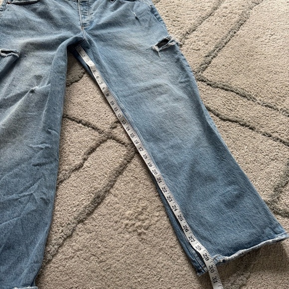 Abercrombie and Fitch jeans 90s baggy low rise high waisted curve love 33 / 16 - Picture 7 of 13